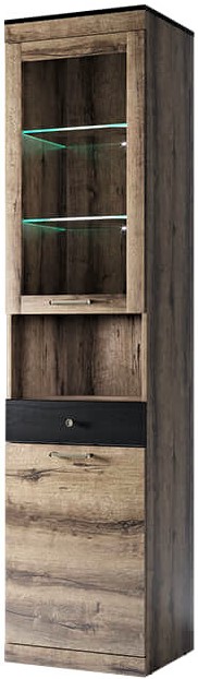 Шкаф с витриной Jagger 1V1D1SN