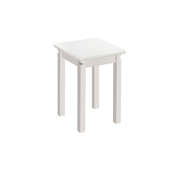 Табурет ПН (супер белый/снег(лак))