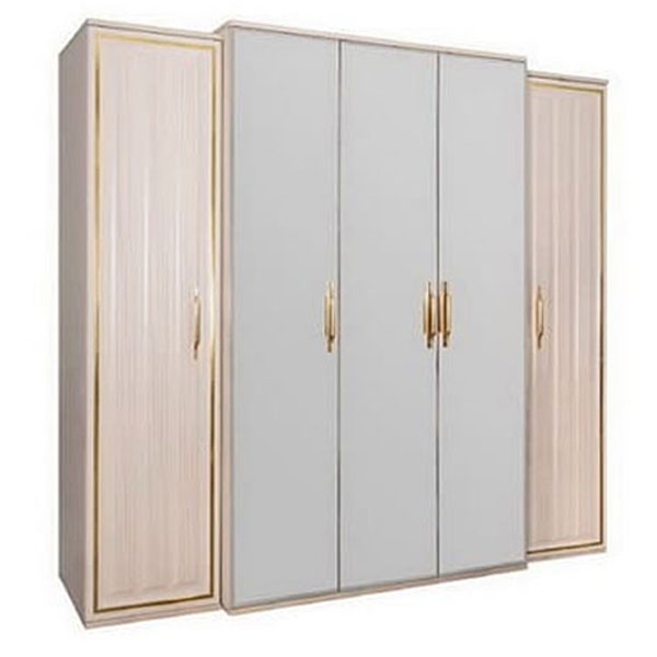 Шкаф 5-ти ств Замира Люкс (бежевый матовый)