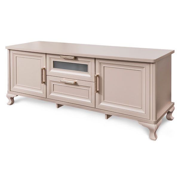 Комод (ТВ) Мокко (бежевый матовый)