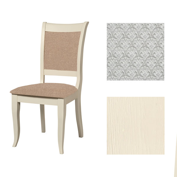 Стул Веста (Bristol com 03/Cream White)