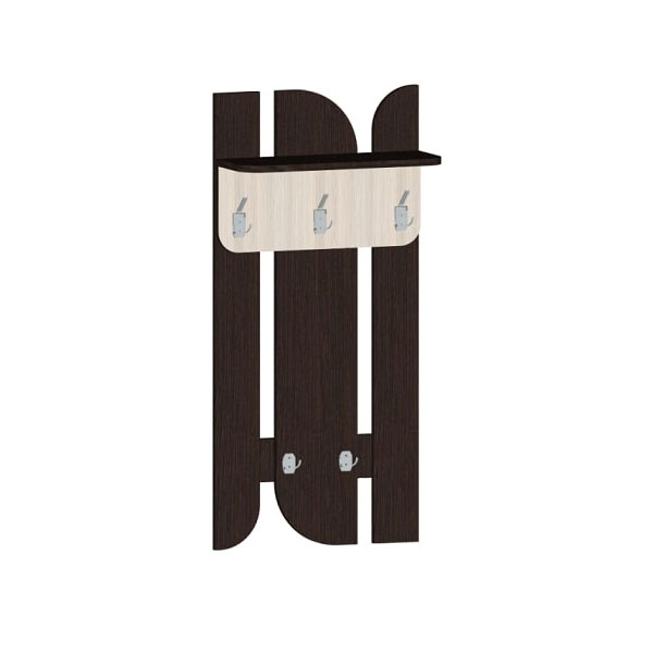 Вешалка Порто МК 501.09.3 (венге/ясень шимо светлый)