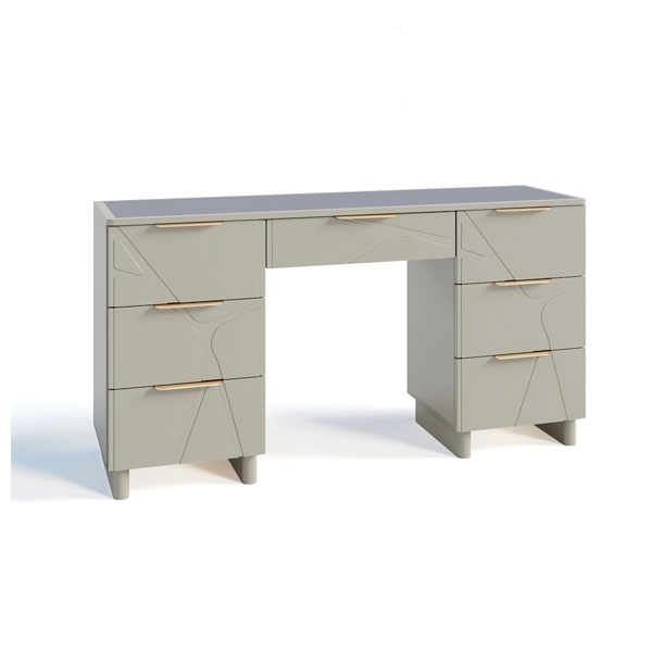 Туалетный стол Лейла Люкс (ярко серый)
