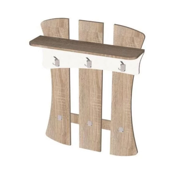 Вешалка Нюанс (белый/дуб сонома)