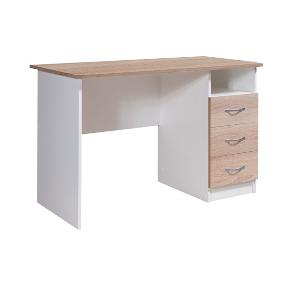 Стол компьютерный Альянс МКД-218 (белый/дуб сонома)
