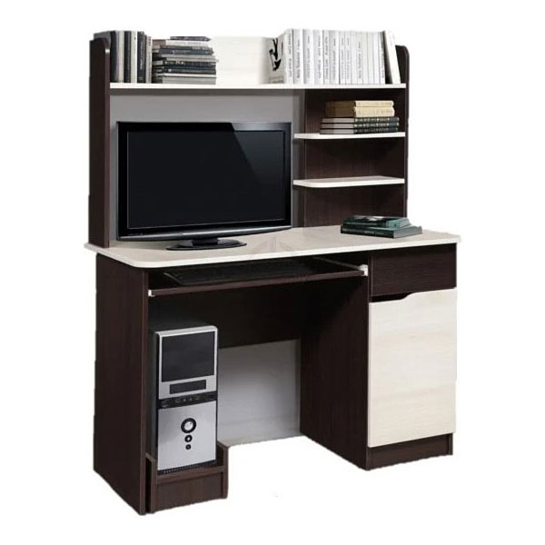 Стол компьютерный Лидер МКД-211 (венге/ясень шимо свелый)