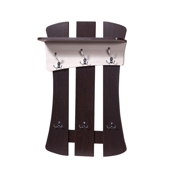 Вешалка Нюанс-2 (венге/ясень шимо светлый)