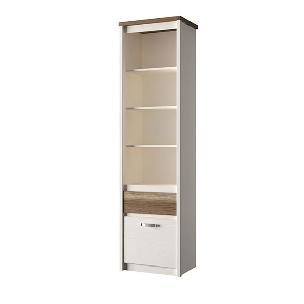 Шкаф открытый Provence1D1S (вудлайн кремовый/дуб каньон)