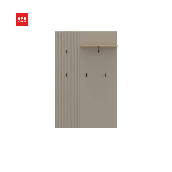 Вешалка Domenica WIE (Дуб Сильверджек ореховый/Глиняный Cерый)