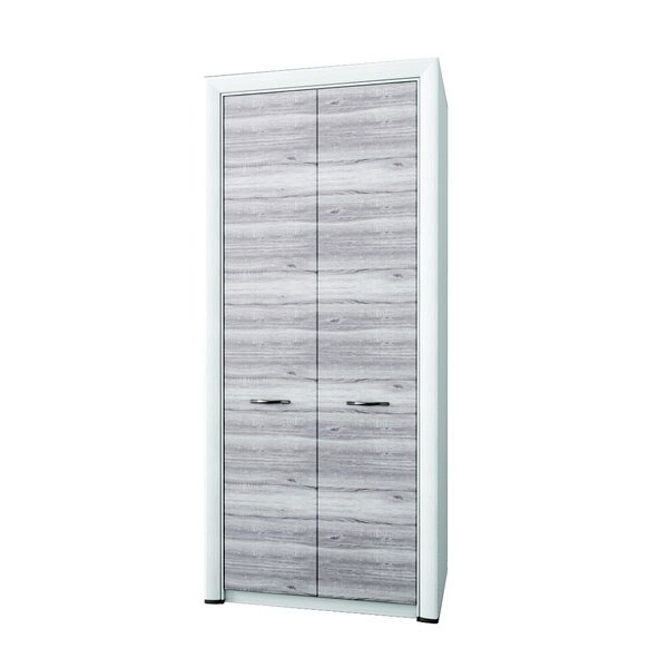 Шкаф Olivia 2DG вудлайн кремовый/дуб анкона)