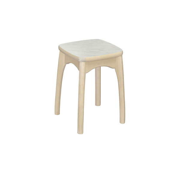 Табурет с фигурной ножкой/пластик/бочонок Н