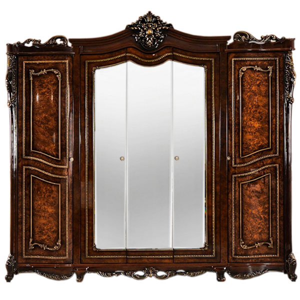 Шкаф 5-ти ств Джоконда Люкс (корень дуба глянец)