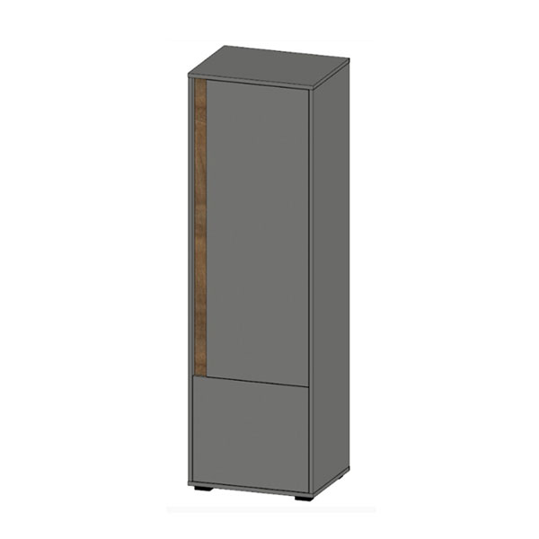 Шкаф для одежды Венто ИВ-126.08 (дымчатый алмаз/дуб канзас)