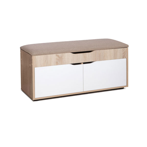 Скамья ВА-012.9 L (beige, белый/дуб сонома)