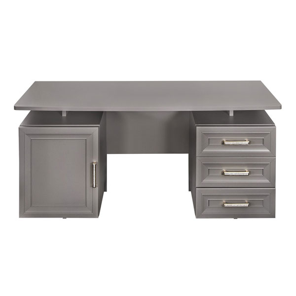 Туалетный стол Мокко Люкс (серый матовый)