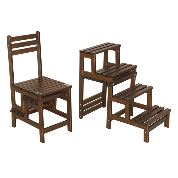 Стул-стремянка массив (орех)