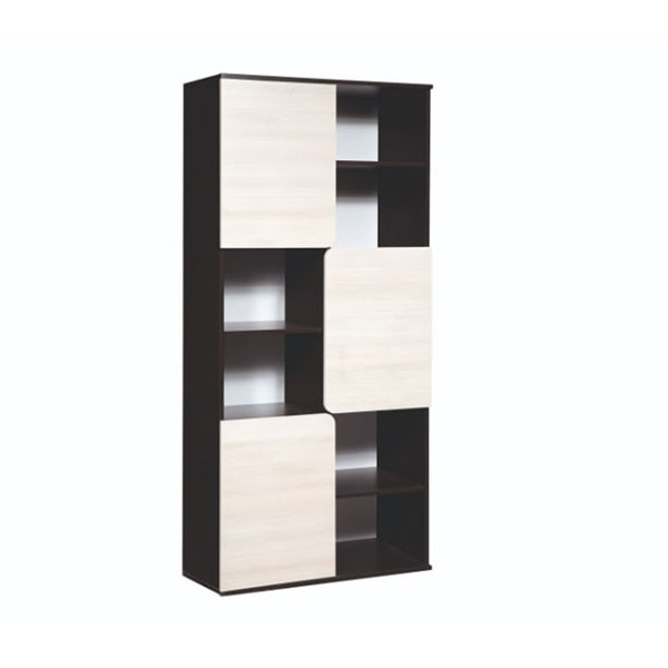 Стеллаж Вегас-1 МК 201.11 (венге/ясень шимо светлый)