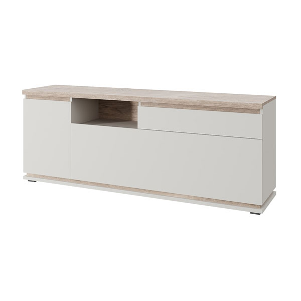 Тумба RTV Lima 2D1SN (персидский жемчуг/дуб мадура)