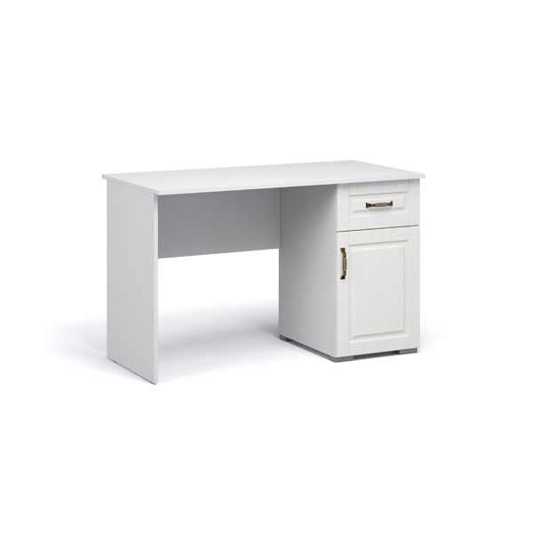 Стол письменный Лацио 120 1Д1ЯЩ (белое дерево)