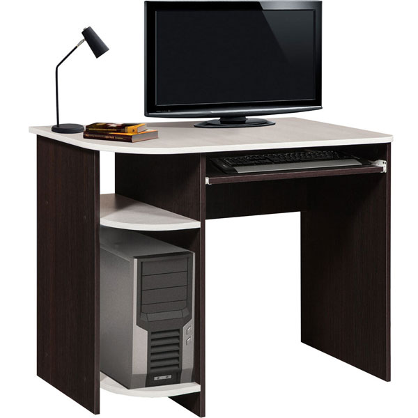 Стол компьютерный Компакт МК-8 (венге/ясень шимо светлый)