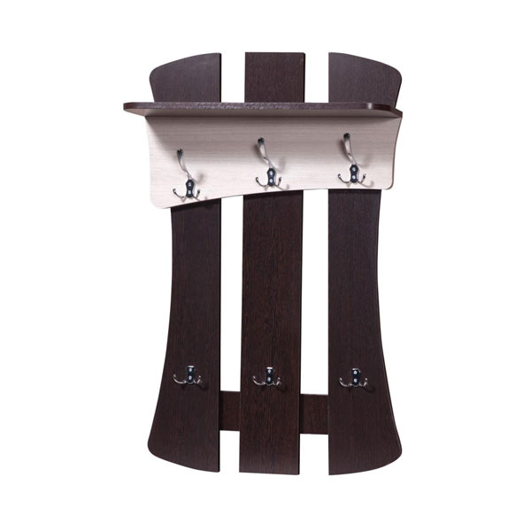 Вешалка Нюанс МК 501.03.2 (венге/ясень шимо светлый)